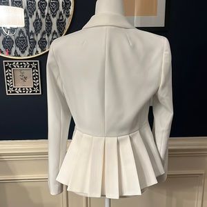 J. CREW Ivory Blazer with Back Pleat